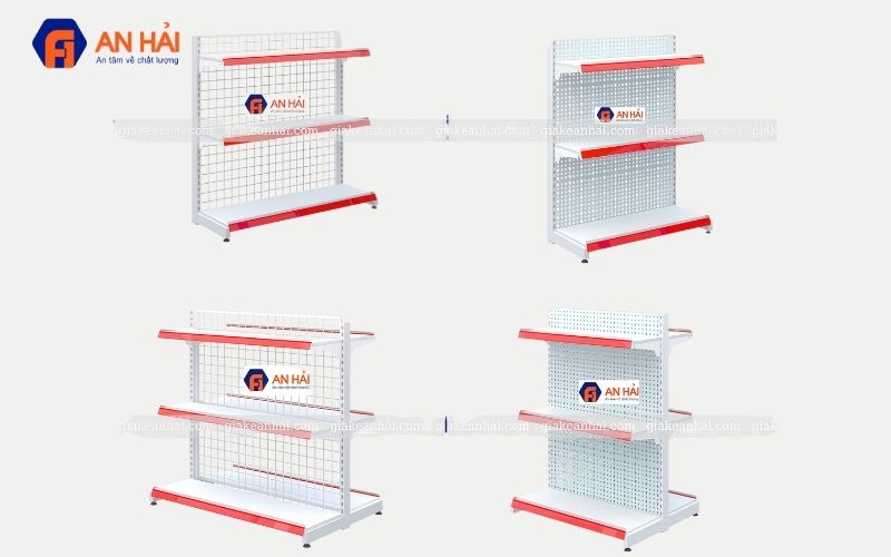 Kệ siêu thị lưng lưới phổ biến ở Khánh Hòa