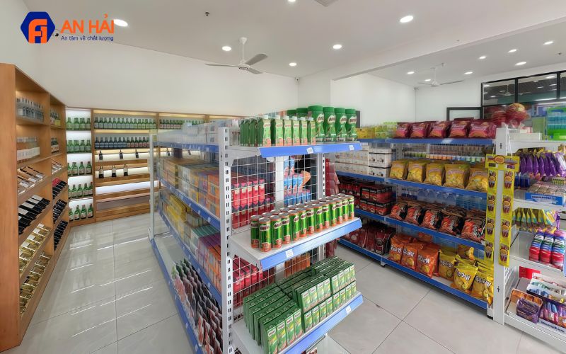 Các mẫu kệ siêu thị ở Đắk Lắk và Buôn Ma Thuột phổ biến hiện nay