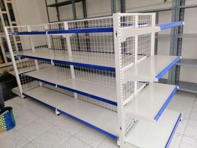 Kệ siêu thị đôi lưng lưới 
