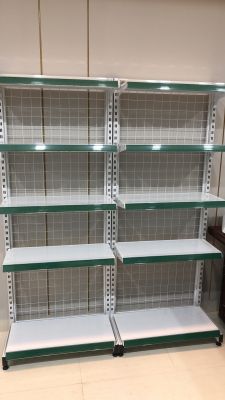 Kệ siêu thị đơn lưng lưới 
