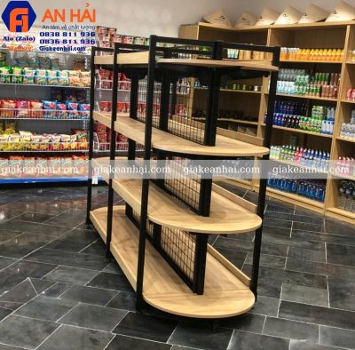 Kệ bán nguyệt siêu thị