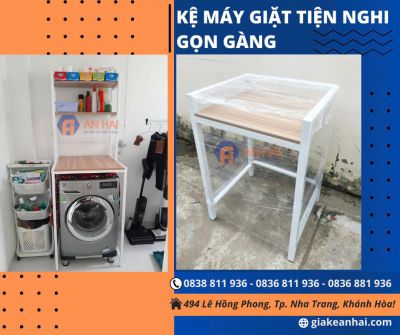 Kệ kết hợp máy giặt